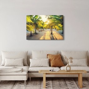 Kép - Nő a pálmafáknál (90x60 cm)