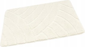 Fürdőszobaszőnyeg Csúszásgátló Krém Hullámok Wc Szőnyeg Sash 50x80 cm