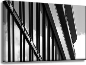 Vászonkép Fekete-fehér Építőipar 60x40