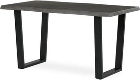 Étkezőaszta Autronic 140x80 cm szürke MDF HT-F4214 GREY