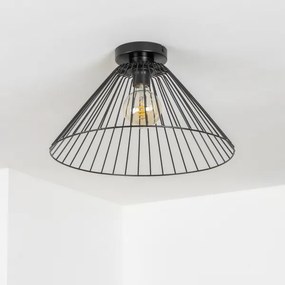 Brilagi - LED felületre szerelhető mennyezeti lámpa CERIA WIRE 1xE27/40W/230V Ø 45 cm fekete