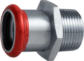 FixTrend Steel Press szénacél külső menetes átmeneti idom, 15mm x3/4”K