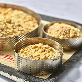 De Buyer 3098.09 perforált torta körkeret 24,5 cm,rozsdamentes acél, 24,5 cm