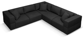 Fekete sarokkanapé (variálható) Esther – Milo Casa