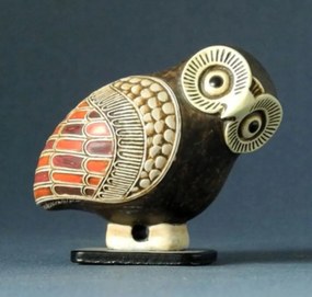 Parastone Figura Korinthoszi bagoly repr Görög Művészet