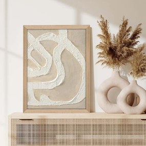 Kézzel festett kép 32,5x42,5 cm Raw organic – Malerifabrikken