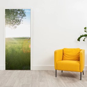 Fotótapéta ajtóra - Nyári rét (95x205cm)