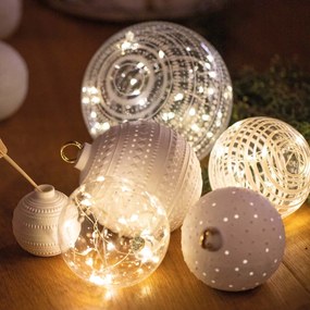 LED fénygömb pöttyökkel