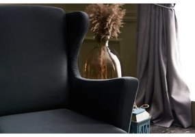 Füles fotel NUPI antracit