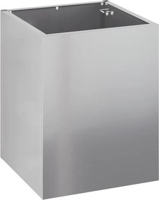 vidaXL Kerti cserép Horganyzott acél 32 x 32 x 40 cm Horganyzott acél