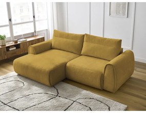 Okkersárga sarokkanapé Aden – Bobochic Paris