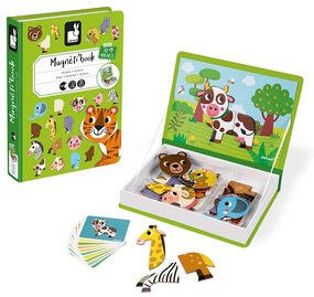 Janod - Interaktív mágneses készlet MAGNETIBOOK állatokkal