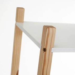 Fehér gyerek könyvespolc 60x76 cm – Casa Selección