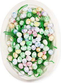 Hungarocell tojás húsvéti díszhez, színes pöttyös 100db 1,8 cm