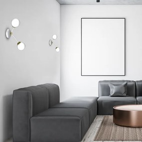 Fali lámpa JOY 2xE14/40W/230V fehér/arany