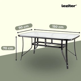 Elzas 4+1 kerti bútor garnitúra szett