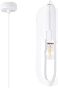 Sollux SL.1360 - Csillár zsinóron NICUS 1xE27/15W/230V fehér