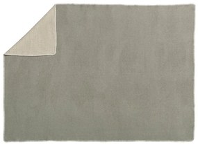 Szürkésbézs gyapjúkeverék takaró 140x200 cm Ylva Dark Linen – Pappelina