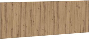 vidaXL kézműves tölgy színű szerelt fali fejtámla 240 x 1,5 x 80 cm
