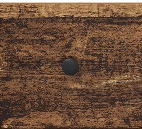 vidaXL Konzolasztal fiókkal Öreg fa 100 x 39 x 78,5 cm Faanyag