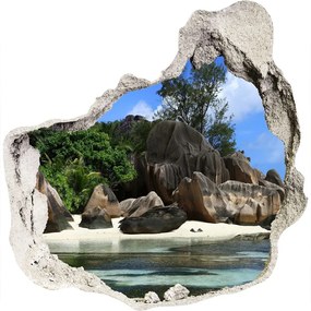 3d-s lyuk vizuális effektusok matrica Seychelles panoráma nd-p-61342211