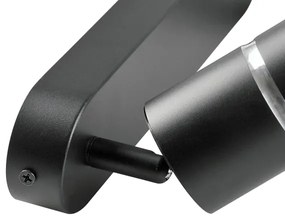 Spotlámpa BAMBOO 2xGU10/10W/230V fekete