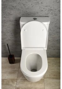 Sapho - kombinált WC TURKU alsó/hátsó lefolyás kerámia/fehér