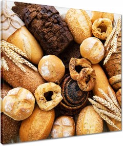 Vászonkép 50x50 Kenyér mix