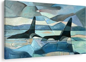 Kép - Orcas (90x60 cm)