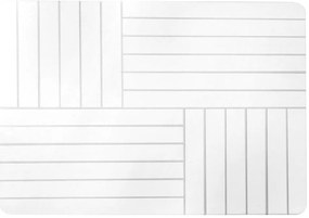 Fehér fürdőszobai kilépő 50x70 cm Malta – douceur d'intérieur