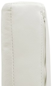 Kétszemélyes Fehér Bőr Kanapé  HELSINKI Beliani