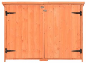 fa kerti fészer 128x42x91 cm