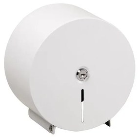 Papírtartó 20x20 cm, rozsdamentes acél/fehér