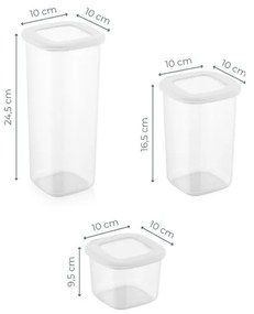 Élelmiszertartó doboz szett 18 db-os – Hermia