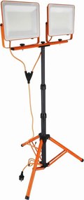 LED reflektor állvánnyal 2xLED/100W/230V 4500K IP65 narancssárga