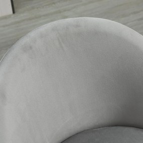 HOMCOM 4 db-os étkezőszék készlet skandináv konyhai szék bársonyos kárpitozással és kúpos fém lábakkal, nappaliba, étkezőbe, többszínű | Aosom