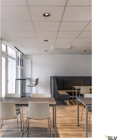 SLV 1003847 NUMINOS DL M Fürdőszobai Beépíthető Lámpa Fekete LED IP44
