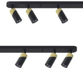 Spotlámpa NEO 6xGU10/8W/230V fekete/arany