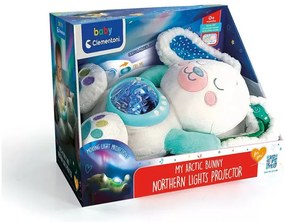 Plüss nyuszi White éjszakai fény, projektor Clementoni