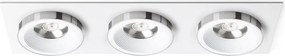 RENDL SHARM SQ III süllyesztett lámpa fehér króm 230V LED 3x10W 24° 3000K