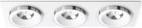 RENDL SHARM SQ III zápustná bílá chrom 230V LED 3x10W 24° 3000K
