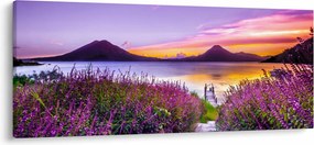 Tó képe (120x50 cm)