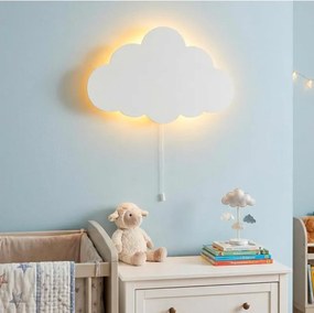 LED fali dekoráció felhő formájában – Éjszakai fény gyerekszobába | LUNIK