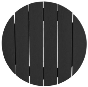 Bárasztal Fekete 55x55x107 cm HDPE