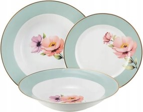 Flores 6 személyes étkezőgarnitúra 18 részes Ambition