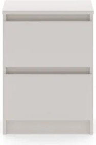 SIMPLE éjjeliszekrény 40 cm 2 fiók kasmír