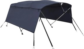 vidaXL négyágú bimini tető oldalfalakkal 243 x (200-213) x 137 cm