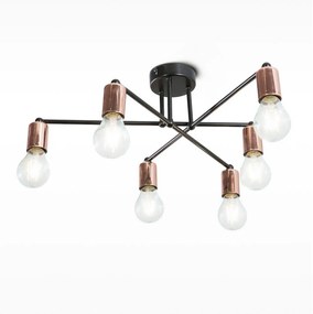 Csillár rúdon SOLIDO 6xE27/60W/230V