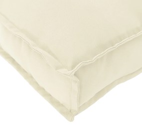 Raklap párna készlet 2 pcs Krém 120 x 40 x 8 cm Oxford szövet