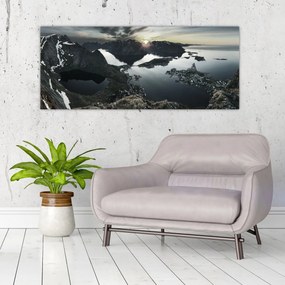 Kép - Norvég hegyek (120x50 cm)